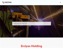 Tablet Screenshot of erciyas.com